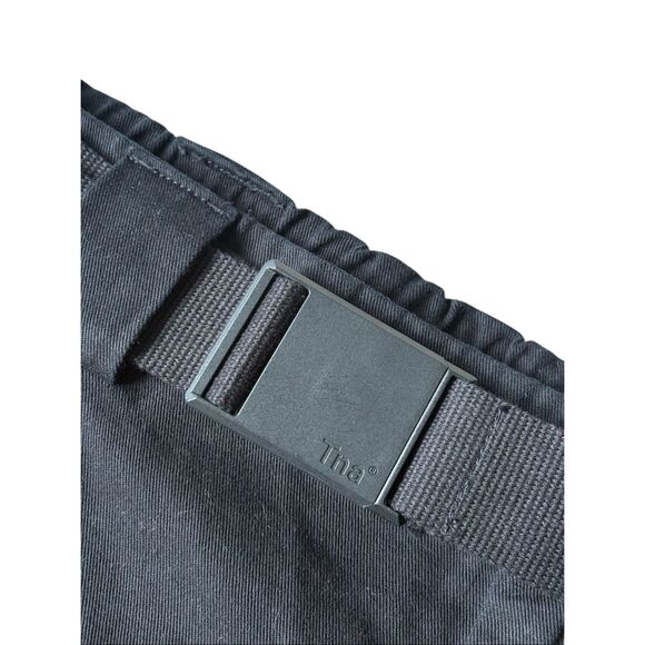 NEW Aritzia TNA Cargo Mini Shorts size XXL Black Belted - Picture 14 of 15